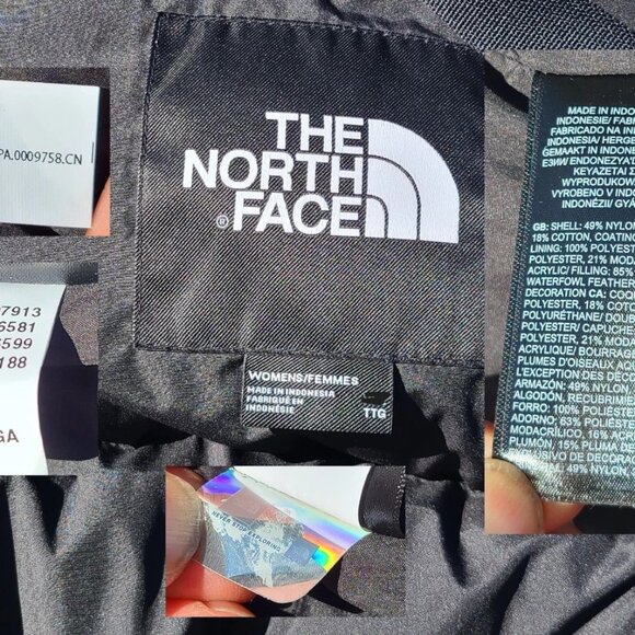 🆕 The North Face Women's Expedition Mcmurdo 700Down Parka Coat Jacket-TNF Black - Picture 9 of 9